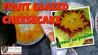 FRUIT GLAZED NOBAKE CHEESECAKE Mrs Galangs Kitchen S4 Ep2 [upl. by Irolam]