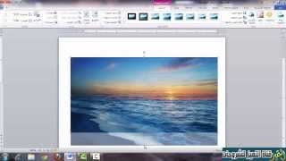 الكتابة على الصور في الوورد word 2010 مع تنسيق الخط [upl. by Asemaj]