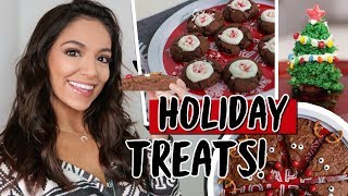 EASY DIY HOLIDAY TREATS  Bethany Mota [upl. by Eastlake170]