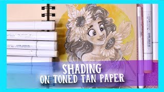 SHADING On TONEDTAN Paper With COPICS [upl. by Orose]