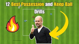 12 MUST USE Possession and Keep ball Soccer Football Drills ⚽️ [upl. by Alomeda]