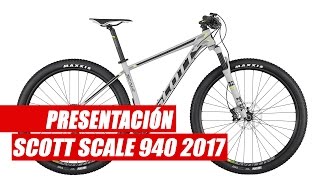 PRESENTACIONES BICICLETAS  Scott Scale 940 2017 [upl. by Zelig]