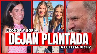 Leonor y Sofía DEJAN PLANTADA a Letizia Ortiz en MALLORCA [upl. by Ocir]