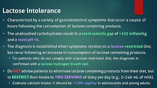 Lactose Intolerance [upl. by Grefe]