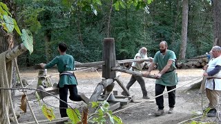 Guédelon  Comment construit on un château  deuxième partie Septembre 2023 [upl. by Griz216]