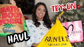 BLACK FRIDAY HAUL 2017  TRY ON  Bethany Mota [upl. by Enisaj]