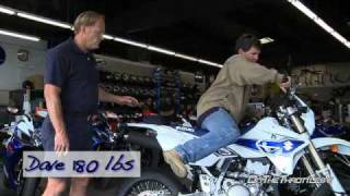 2008 Suzuki DRZ400SM Suspension Evaluation [upl. by Delcine]