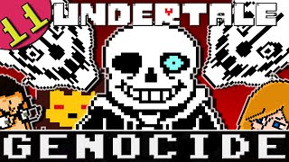 Lets Play Undertale Genocide Playthrough Part 11 No Mercy Gameplay  Sans Fight Final Battle [upl. by Nino]