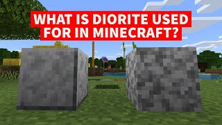 What Is Diorite Used for in Minecraft [upl. by Nosnah607]