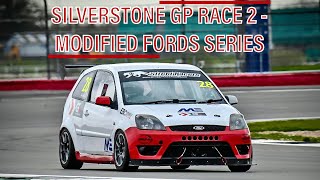 Ford Fiesta ST150 Race Car  Class Win at Silverstone GP Racing in Modified Fords Series [upl. by Boynton]