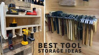 50 Tool Storage Ideas 🗜🔧🔨 [upl. by Aicatan806]