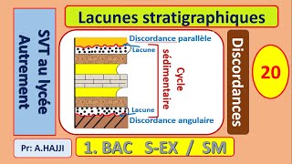 Lacunes stratigraphiques discordances et surfaces durcies [upl. by Perot300]