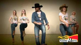 Z NOGO OB TLA  UČENJE  LINE DANCING  PLESNO MESTO [upl. by Annahgiel]