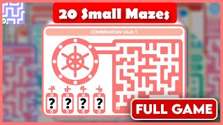 20 Small Mazes Game I Maze Walkthrough I 2024 puzzle game [upl. by Persons430]