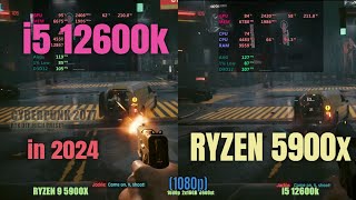 I5 12600k vs Ryzen 5900x in 2024 [upl. by Milurd]