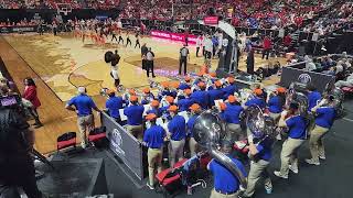 Blue Thunder Pep Band MWC Basketball Championships Quarterfinal [upl. by Hajidak]