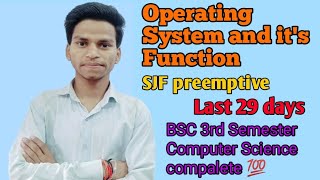 L25 Shortest job first SJF preemptive scheduling Algorithm with example  os by rsp rmlau [upl. by Ydolem]