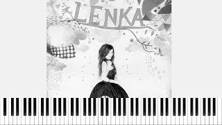 ♪ Lenka Trouble is a friend  Piano Tutorial [upl. by Parent]