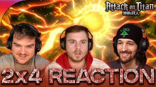 Attack On Titan 2x4 Reaction quotSoldierquot [upl. by Gabie]