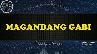 Magandang Gabi KARAOKE Nonoy Zuniga [upl. by Sutelc]