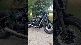 Triumph Bobber 1200 Custom Exhaust Sound modified bike exhaustsound triumph trending [upl. by Afra548]