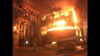 Lò hồ quang điện luyện phôi thép  Electric arc furnace steel ingot [upl. by Ribaj220]