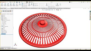 Solidworks Delight dish cover  Solidworks Drawing  Solidworks Beginner design [upl. by Singleton760]