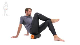 Rouleau de massage VIBRANT  Vibrating foam roll auto massage des fessiers  Aptonia Decathlon [upl. by Htennaj954]