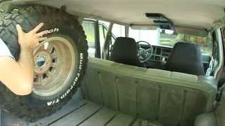 HowTo Fit a 31quot Spare Tire in your Jeep Cherokee [upl. by Homere230]