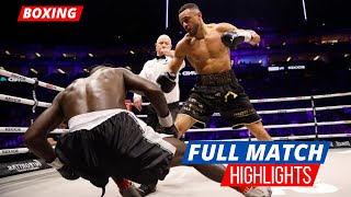 FIGHT HIGHLIGHTS VIDDAL RILEY VS MIKAEL LAWAL  KNOCKOUT TODAYS BOXING [upl. by Pallaton]