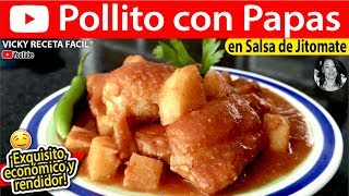 Salteado de Verduras con Pollo  VickyRecetaFacil [upl. by Aihsemat992]