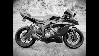 Motorcycles 16 Ninja ZX6R Startup  Take Off [upl. by Namlaz]