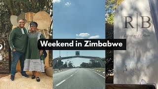 Travel Vlog to Zimbabwe for a friends lobola’s celebration [upl. by Evette]