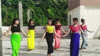 Singel laktagi athoibi song dance cover🤭🤭 [upl. by Leffert250]