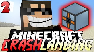 Minecraft Crash Landing 2  LAZY AUTOMATION [upl. by Adnalue]