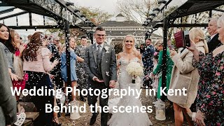 Behind the Scenes of a Real Wedding Photography Shoot  Part 1 [upl. by Lavine417]