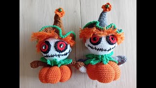 tuto citrouille halloween au crochet [upl. by Connor]