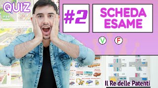 SCHEDA ESAME 2  40 QUIZ  QUIZ PATENTE  ESAME DI TEORIA [upl. by Releyks]