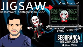 Como um ransomware funciona JIGSAW Criptografando os arquivos [upl. by Cordey]