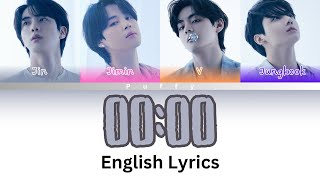 BTS  0000 Zero O’Clock English Lyrics Color Coded Lyrics [upl. by Sarazen787]