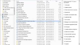 Download open zip file create folders move files in Windows 7 [upl. by Enialehs7]