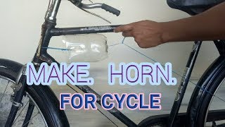 HOW TO MAKE HORNS FOR CYCLE \ DIY HORNS FOR CYCLE [upl. by Worden]