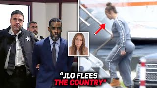 FBI REVEALS Jennifer Lopez ESCAPES the Country After Diddy’s THREAT [upl. by Lucita832]