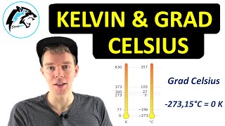 Kelvin amp Grad Celsius – Temperaturskalen amp Umwandlung  Physik Tutorial [upl. by Eppes]