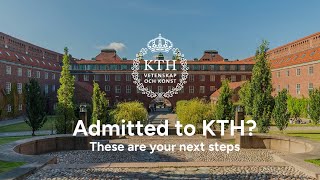 Webinar  Admitted to KTH These are your next steps [upl. by Anemolihp]