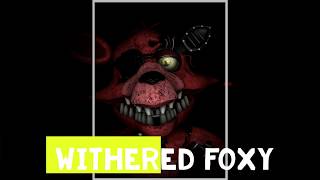 FNaF  SFM Ultimate Custom Night  Withered Foxy Jumpscare Fanmade [upl. by Adnohrahs]