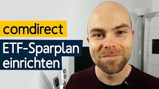 ETFSparplan bei comdirect einrichten [upl. by Per389]