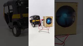 DC Motor Fan powered by Auto Rickshaw  Making fan with DC motor  Fan Without capacitor  DC Motor [upl. by Tybi]