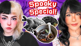 Making ALL BLACK FOOD  Noms With Neeko Ep 5 Boo FT Emma Langevin [upl. by Doroteya]