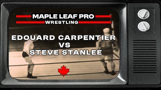 Édouard Carpentier vs Steve Stanlee  Maple Leaf Wrestling  January 17 1957 [upl. by Lerner]